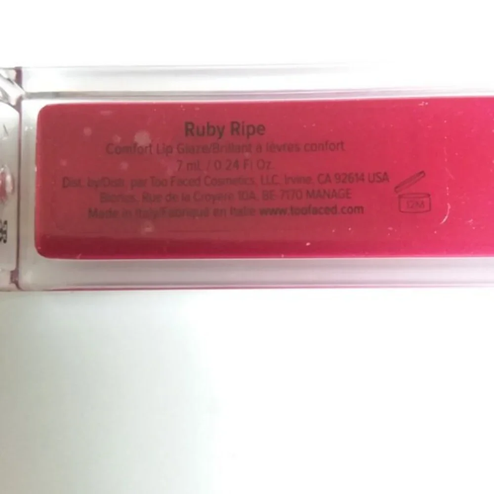 Too Faced Tutti Frutti Ruby Ripe Comfort Lip Glaze Lip Gloss